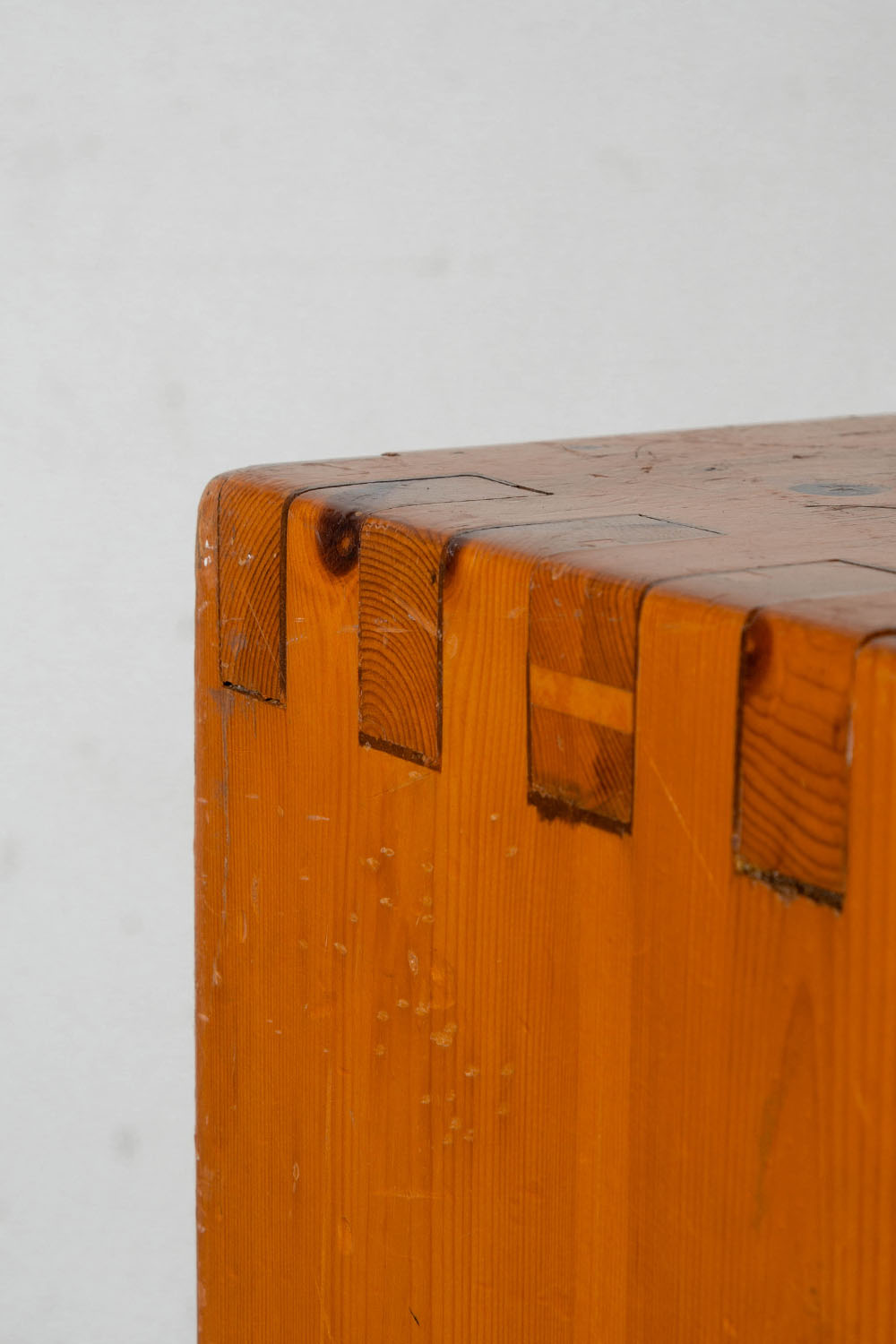 High Stool in Wood and Steel