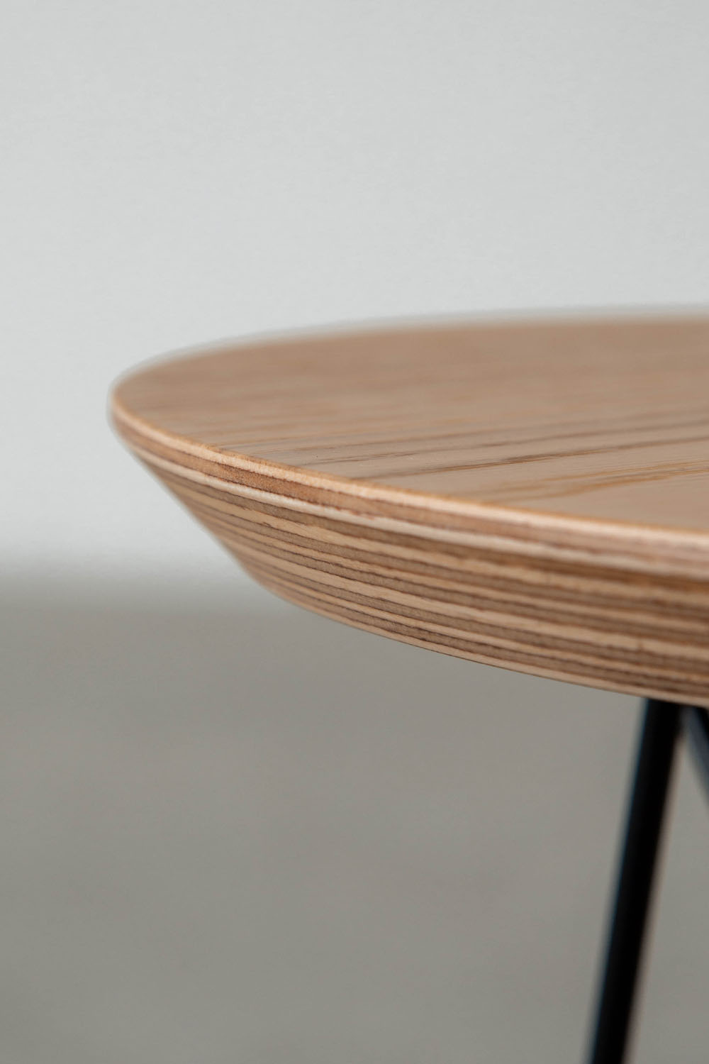 IJhorst Side Tables Small by Constant Nieuwenhuys for Pastoe in Metal and Fenix Black , Oak , Walnut