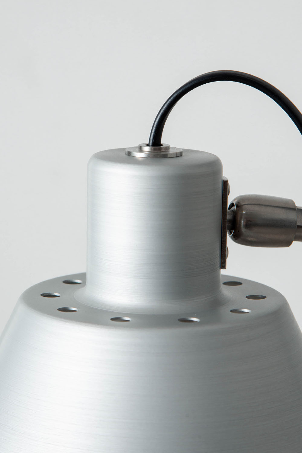 Magneto Floor Lamp by Henk Fillekes for Pastoe in Aluminum
