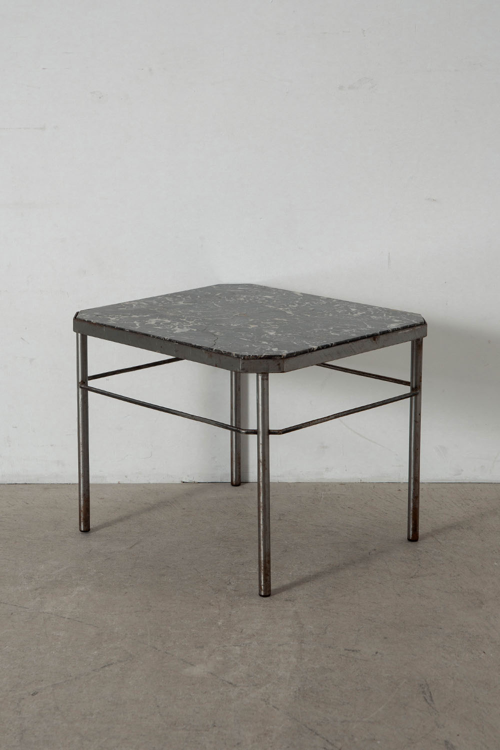 Coffee Table in Marble and Steel