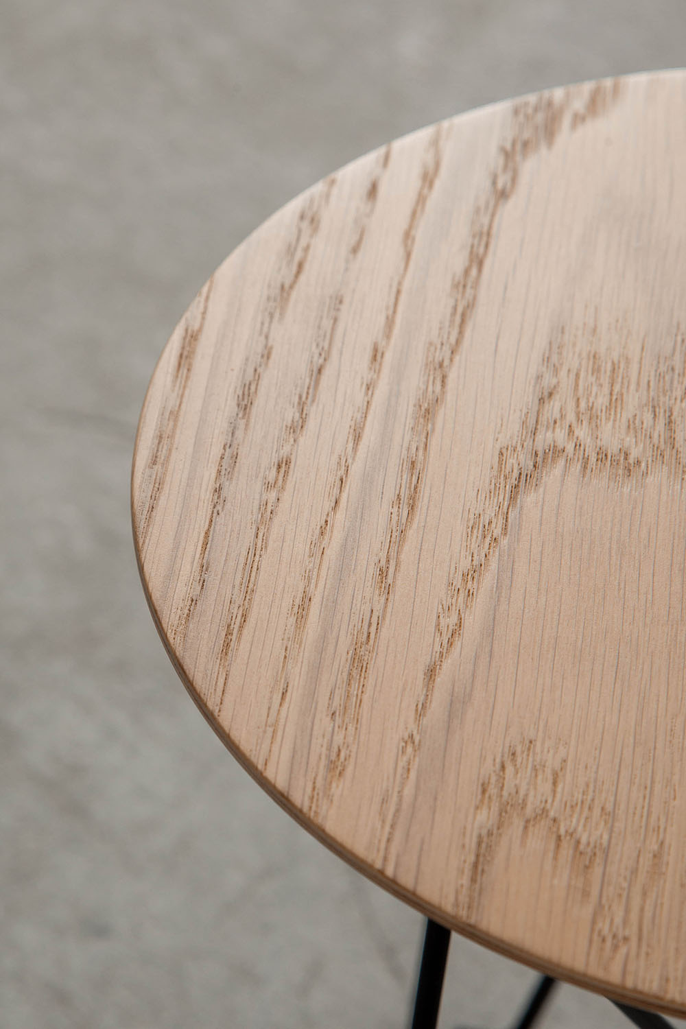 IJhorst Side Tables Small by Constant Nieuwenhuys for Pastoe in Metal and Fenix Black , Oak , Walnut
