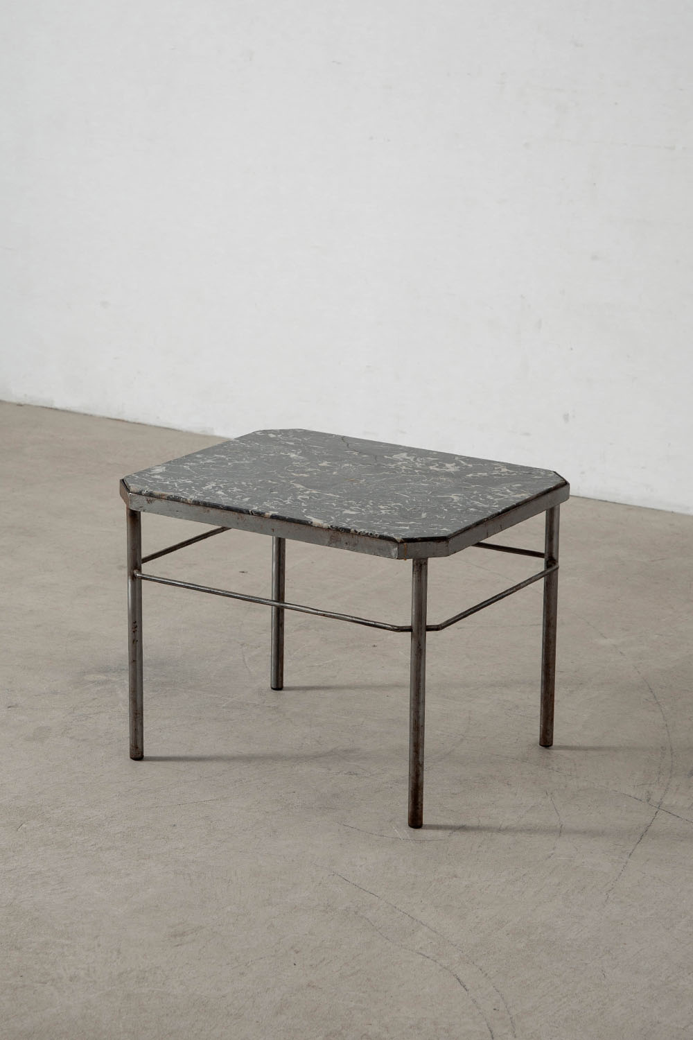 Coffee Table in Marble and Steel