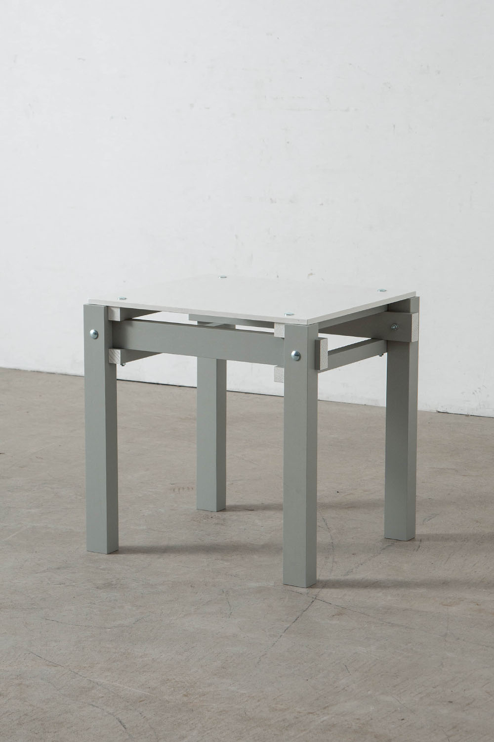 Military Stool by Gerrit Thomas Rietveld for Pastoe in Oak