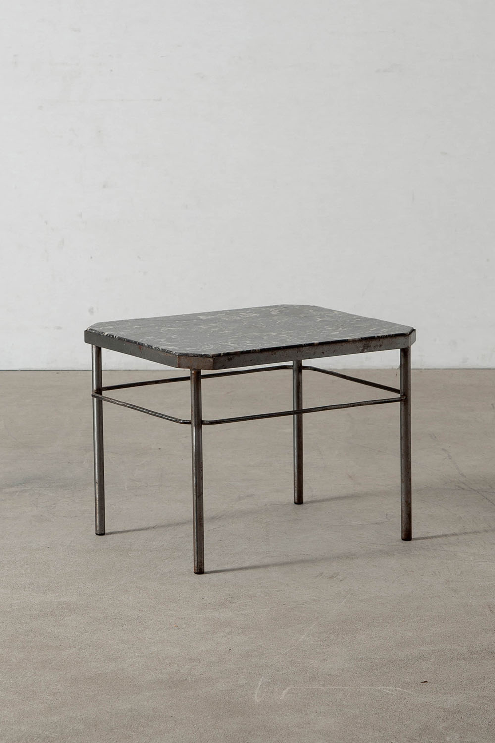 Coffee Table in Marble and Steel