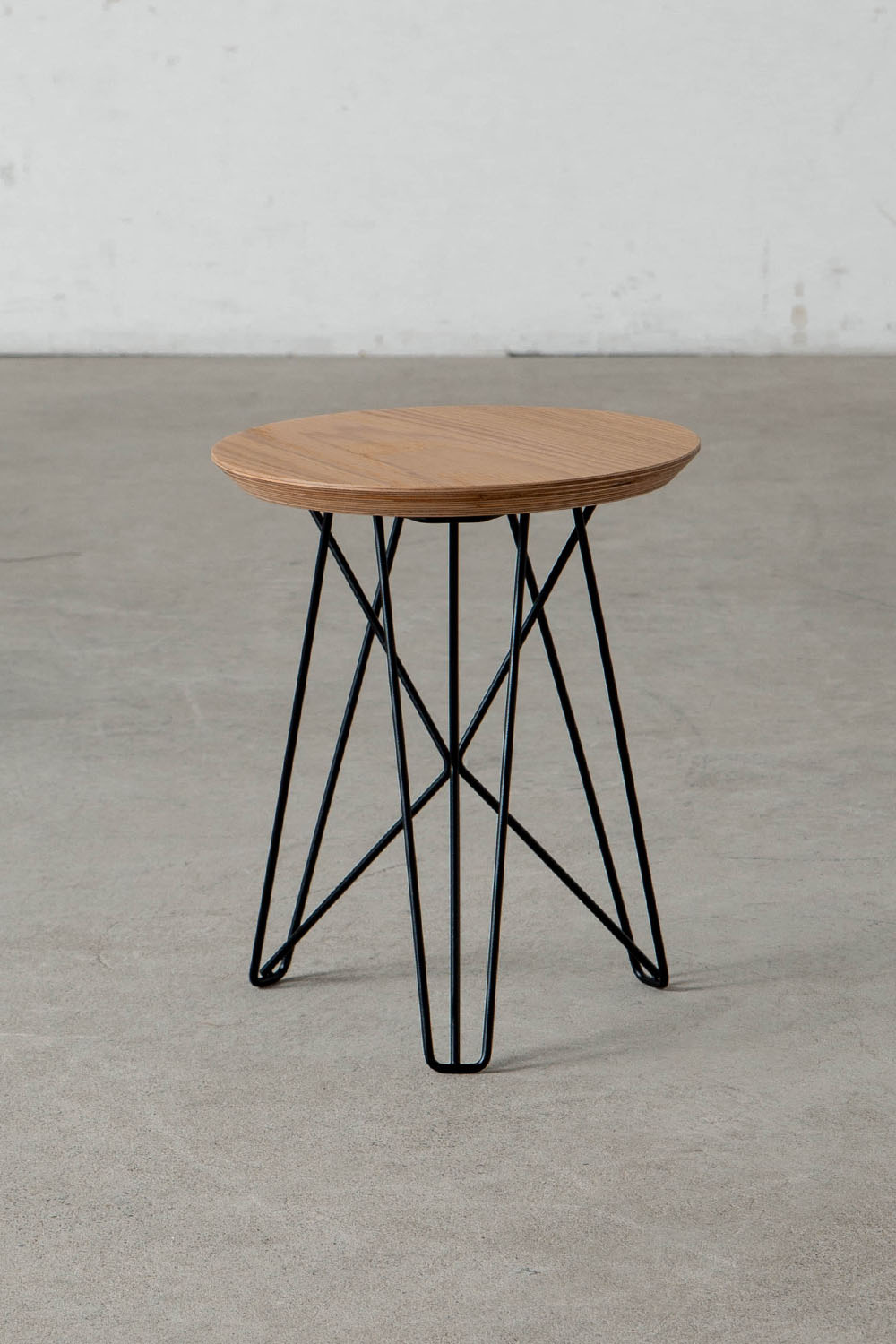 IJhorst Side Tables Small by Constant Nieuwenhuys for Pastoe in Metal and Fenix Black , Oak , Walnut