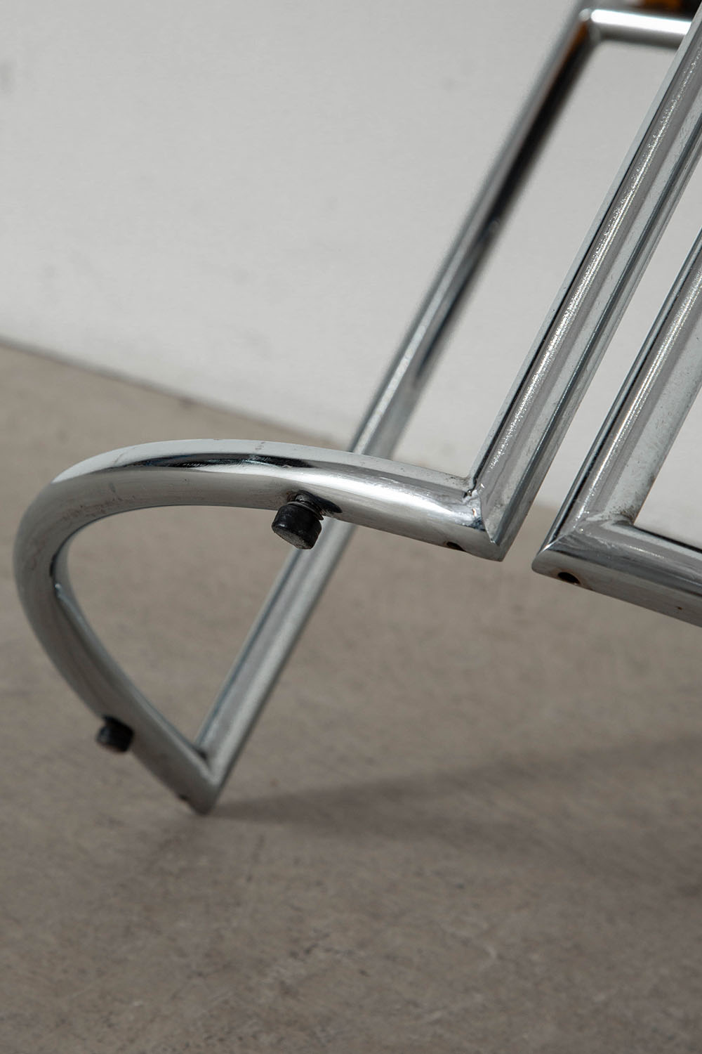 Dining Chair by Arredo Paderno in Chrome and Fabric