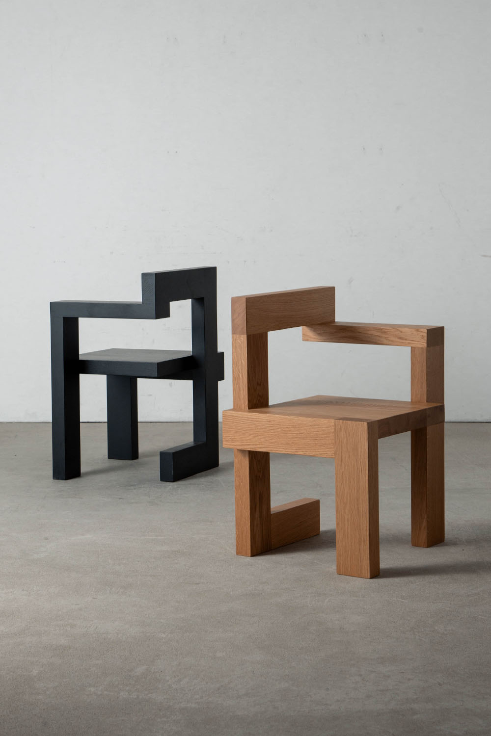 Steltman Chair by Gerrit Thomas Rietveld for Pastoe in Black