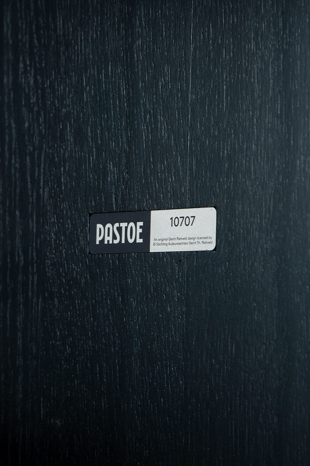 Steltman Chair by Gerrit Thomas Rietveld for Pastoe in Black