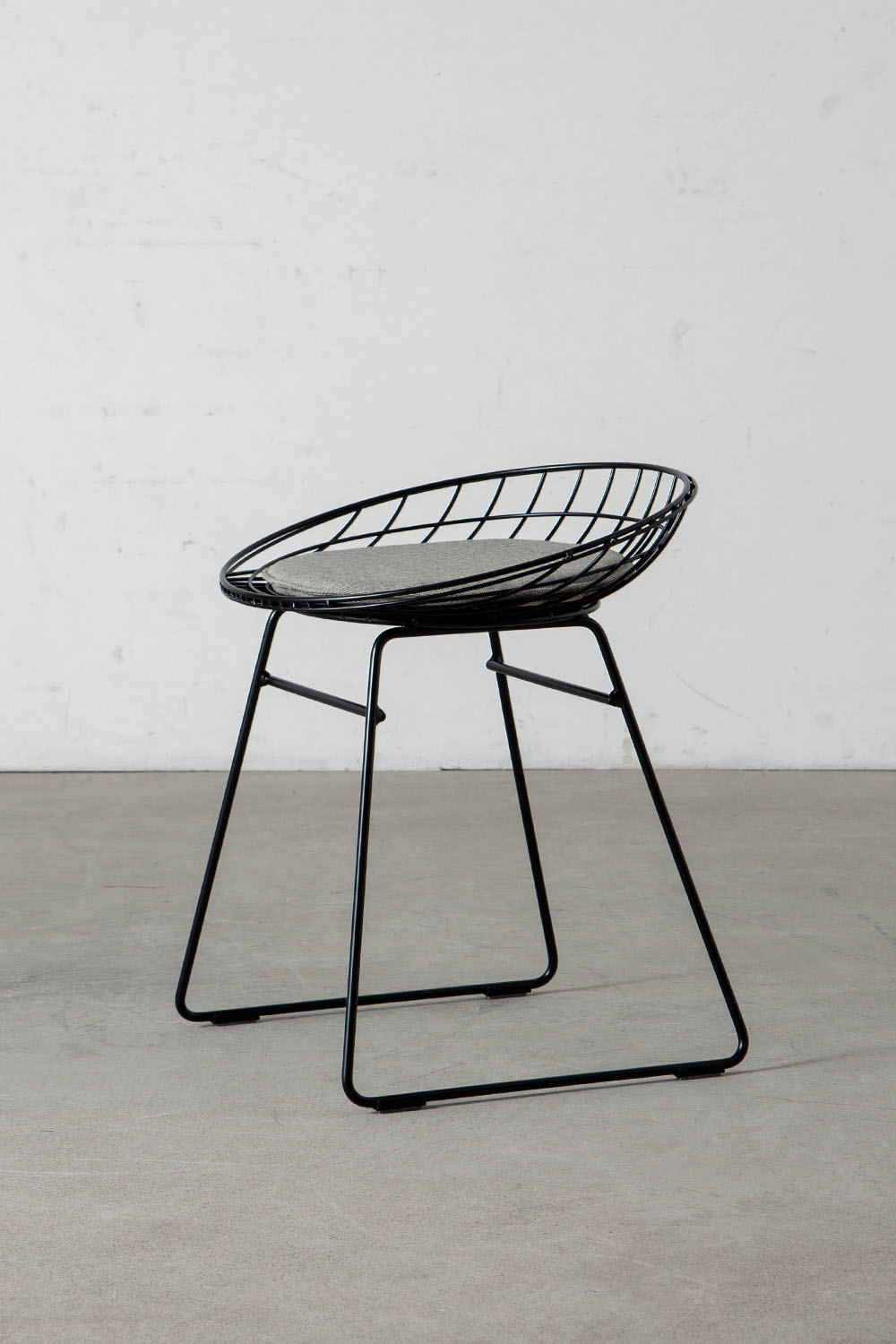 KM05 Wire Stool by Cees Braakman for Pastoe in Steel , Chrome