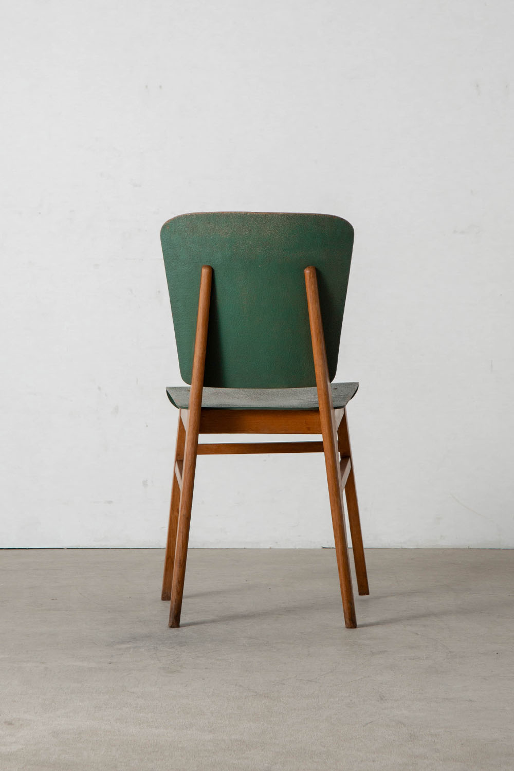 Jean Prouvé Style Dining Chair for Vauconsant in Wood