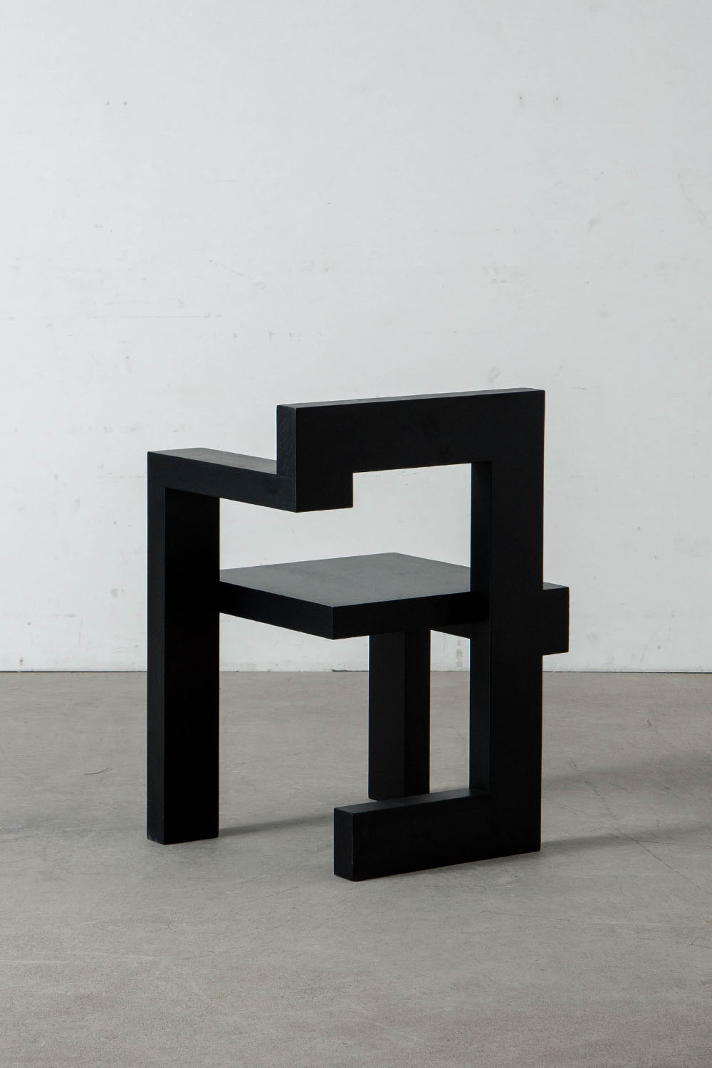 Steltman Chair by Gerrit Thomas Rietveld for Pastoe in Black