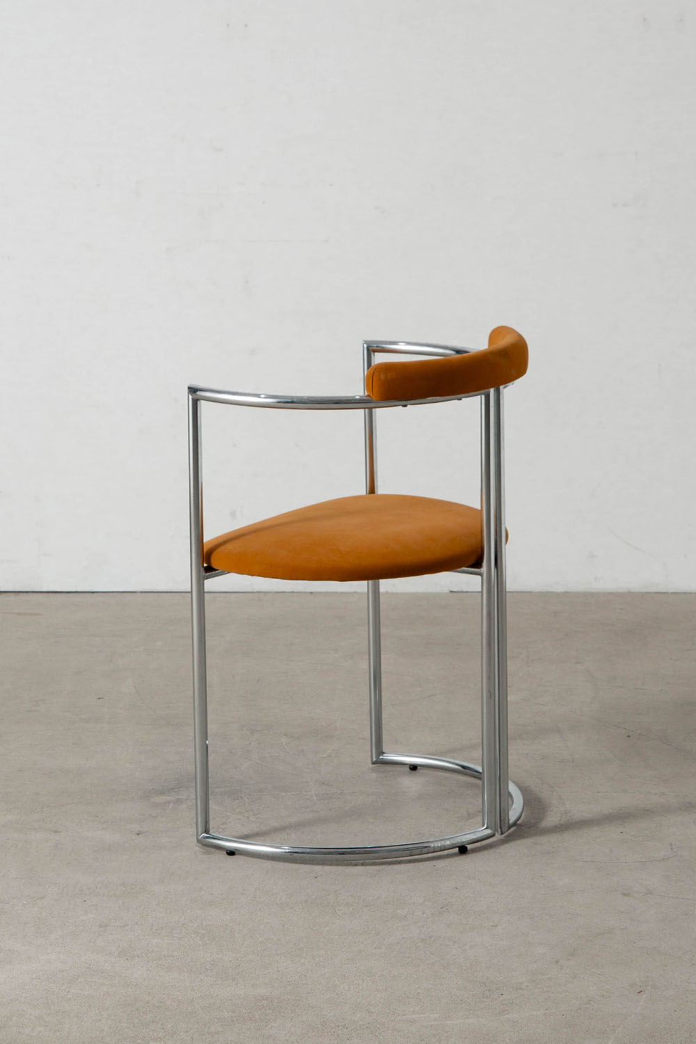 Dining Chair by Arredo Paderno in Chrome and Fabric