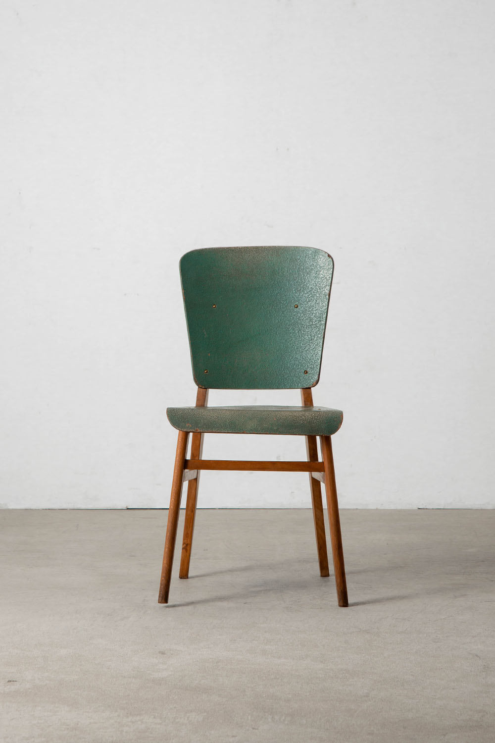 Jean Prouvé Style Dining Chair for Vauconsant in Wood