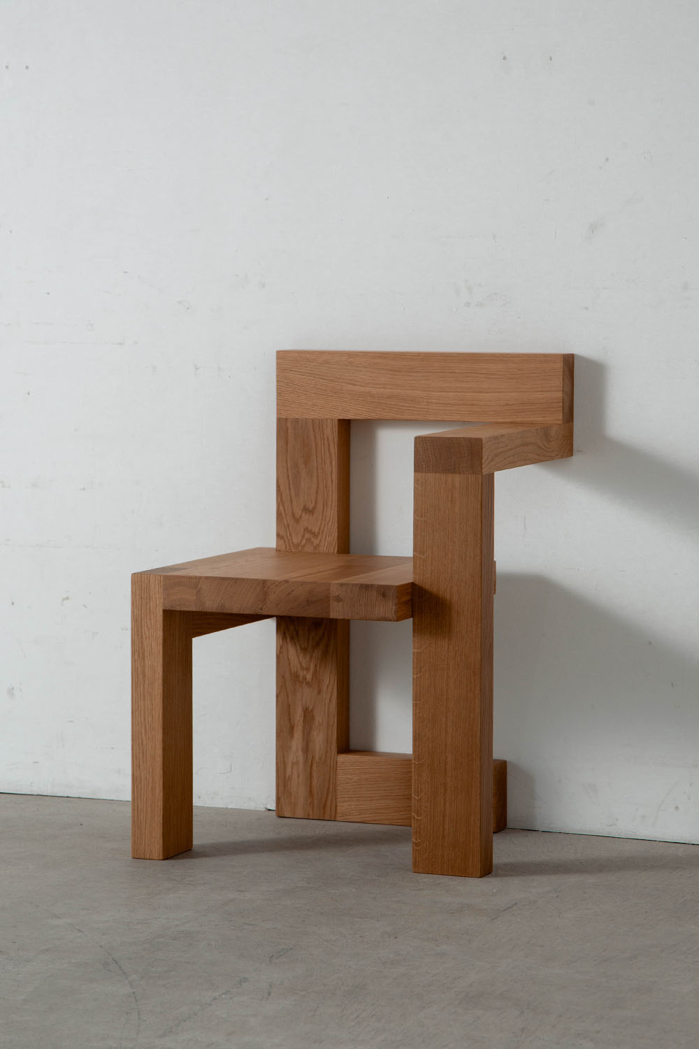 Steltman Chair by Gerrit Thomas Rietveld for Pastoe in Oak