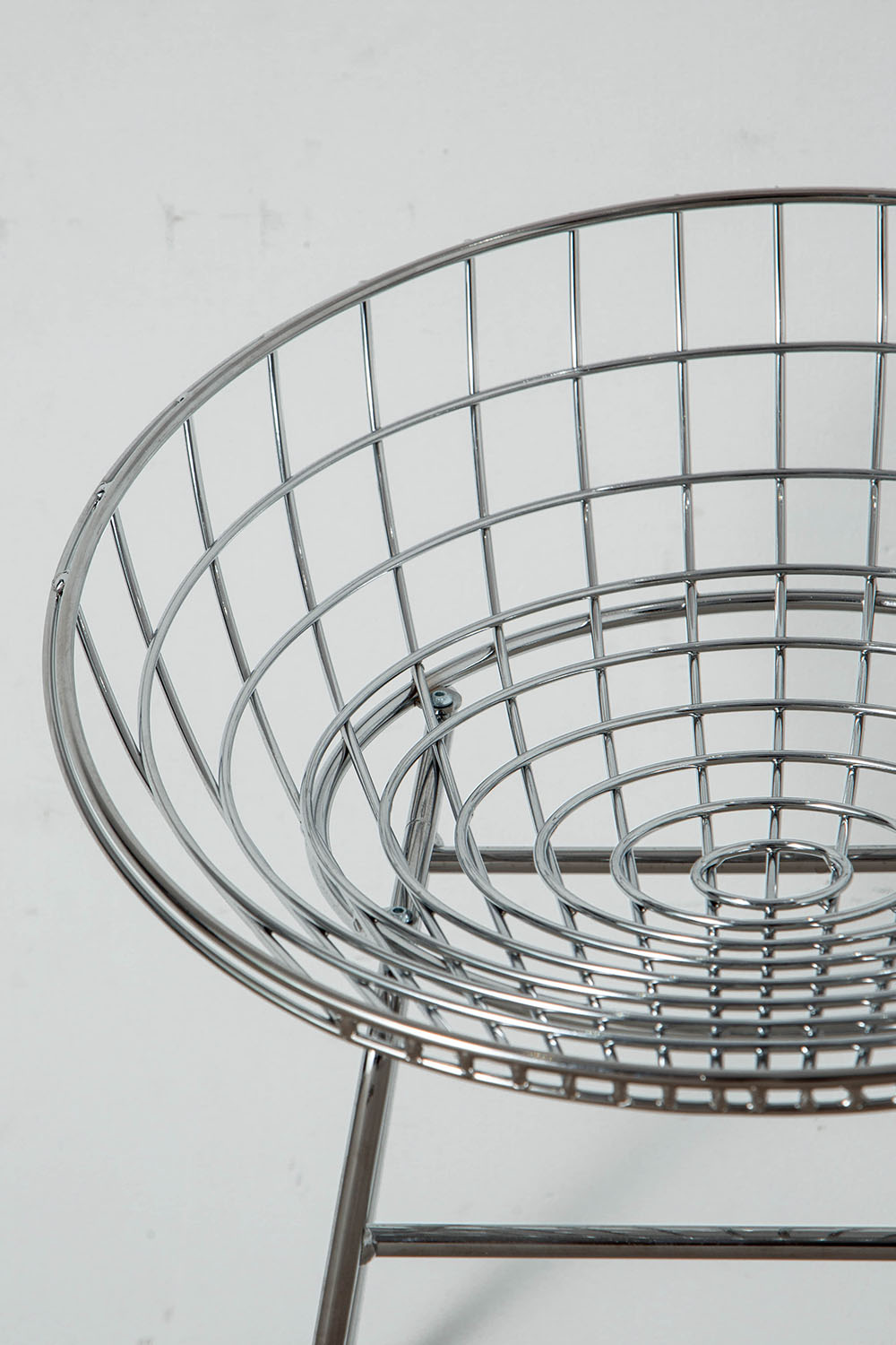 KM05 Wire Stool by Cees Braakman for Pastoe in Steel , Chrome