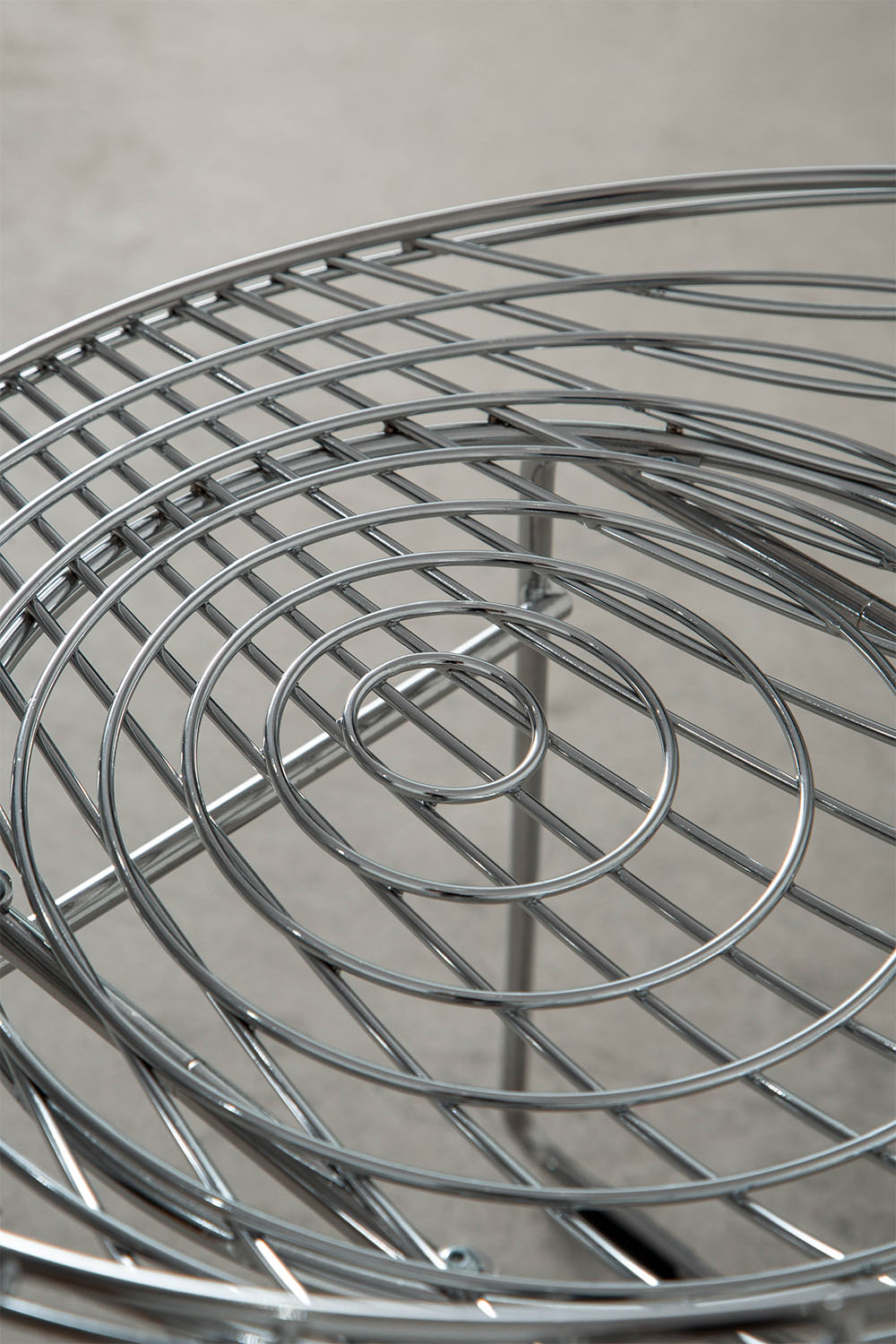 KM05 Wire Stool by Cees Braakman for Pastoe in Steel , Chrome
