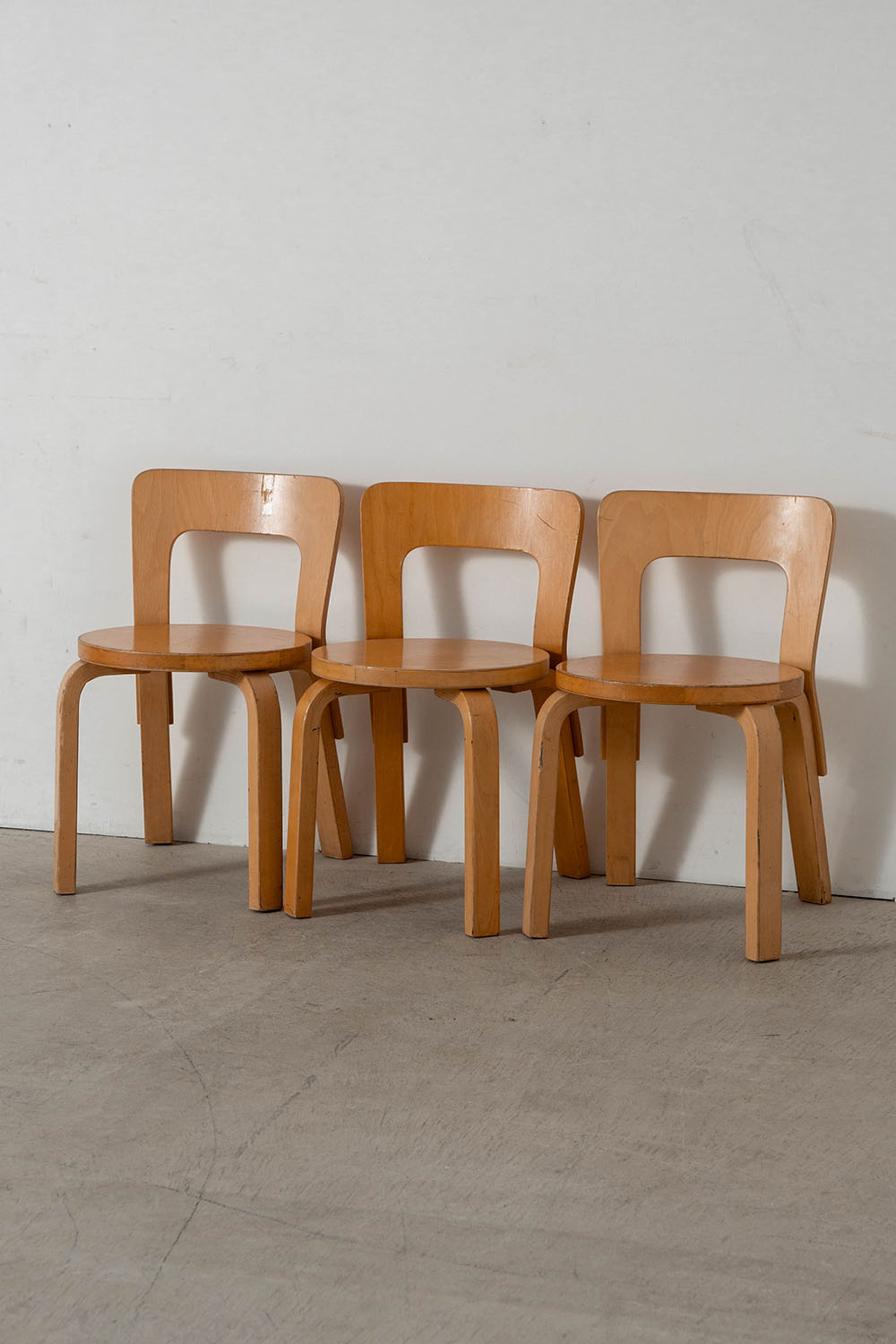 Model 65 Chair by Alvar Aalto for Artek in Birch