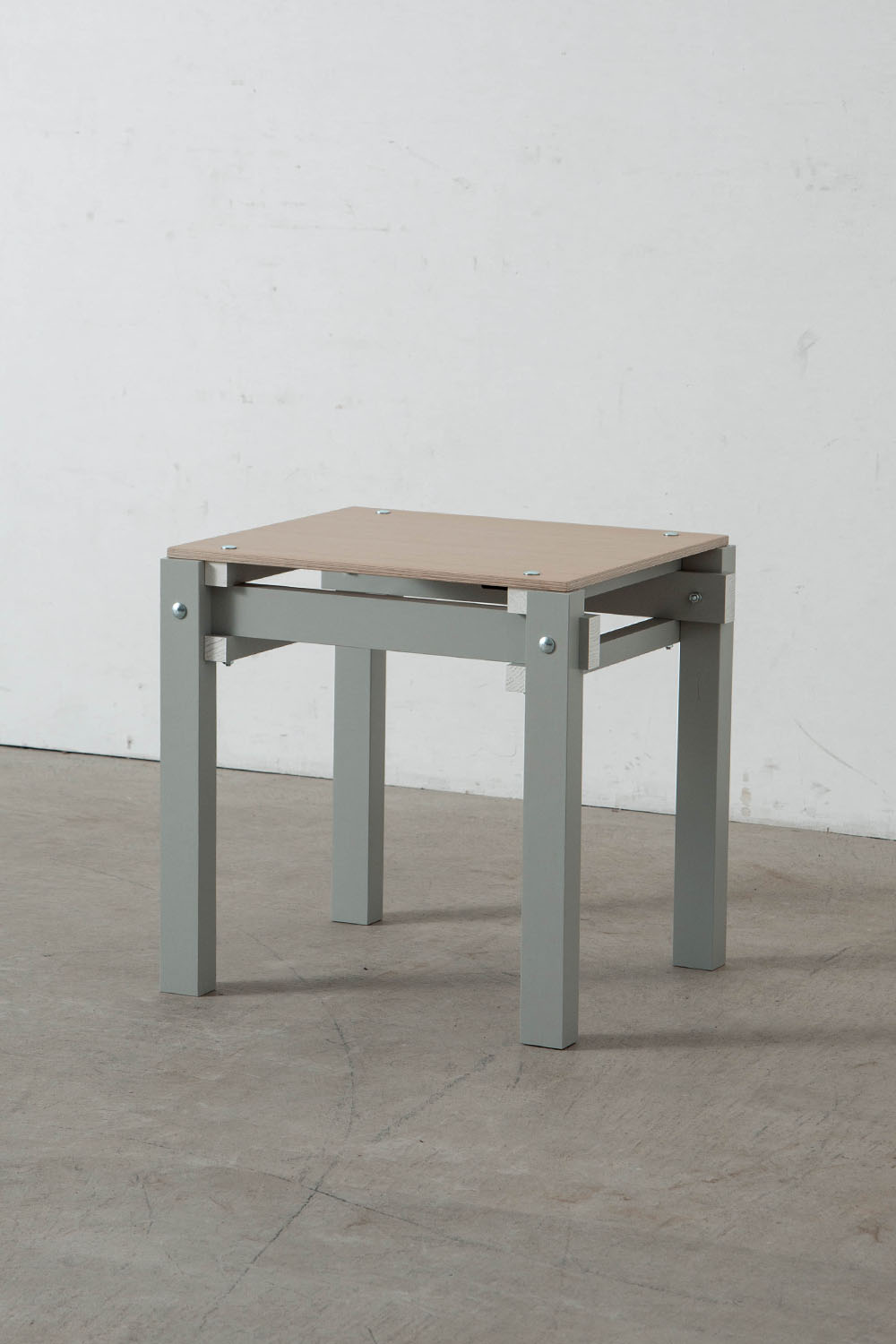 Military Stool by Gerrit Thomas Rietveld for Pastoe in Oak