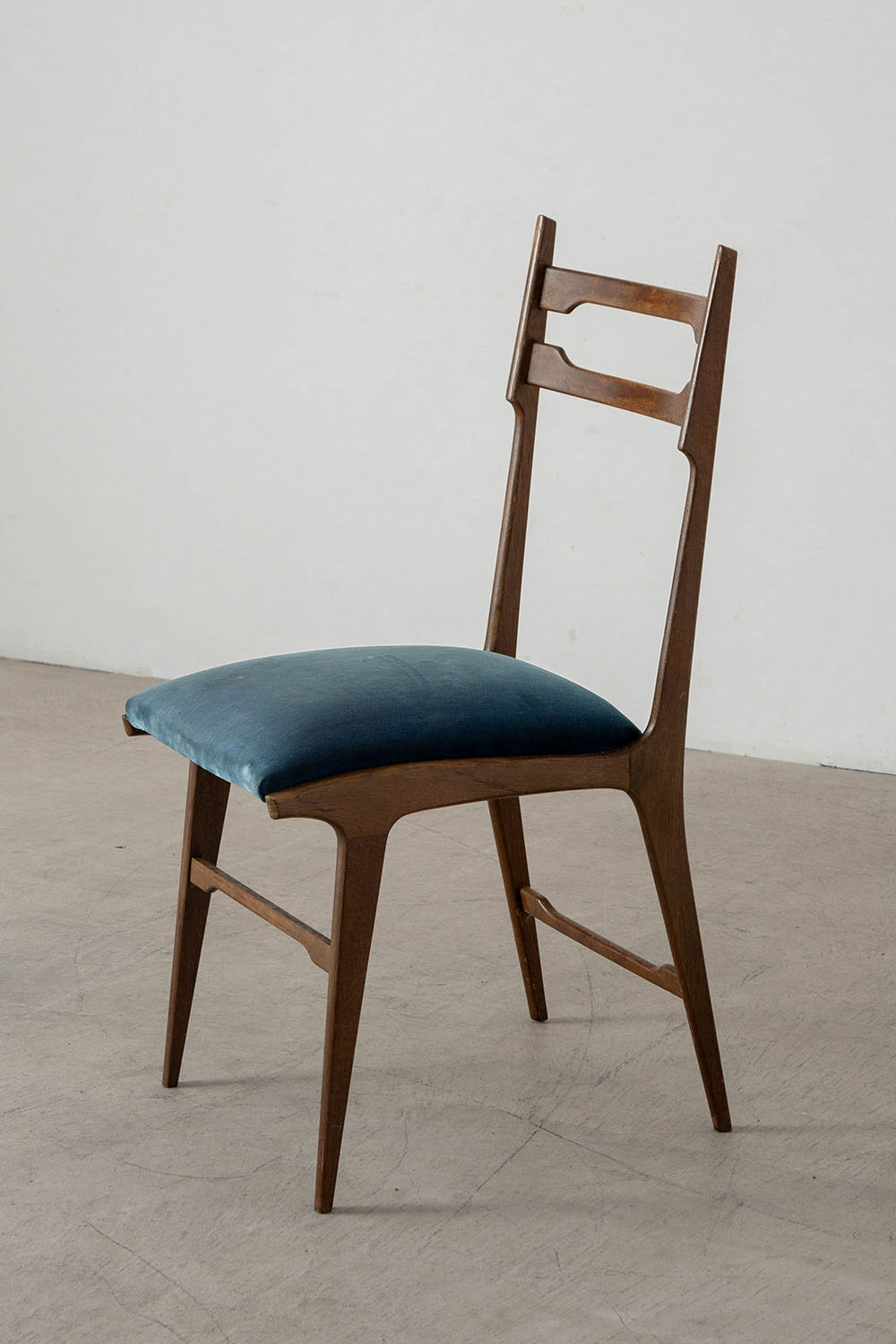 Dining Chair in Wood and Fabric