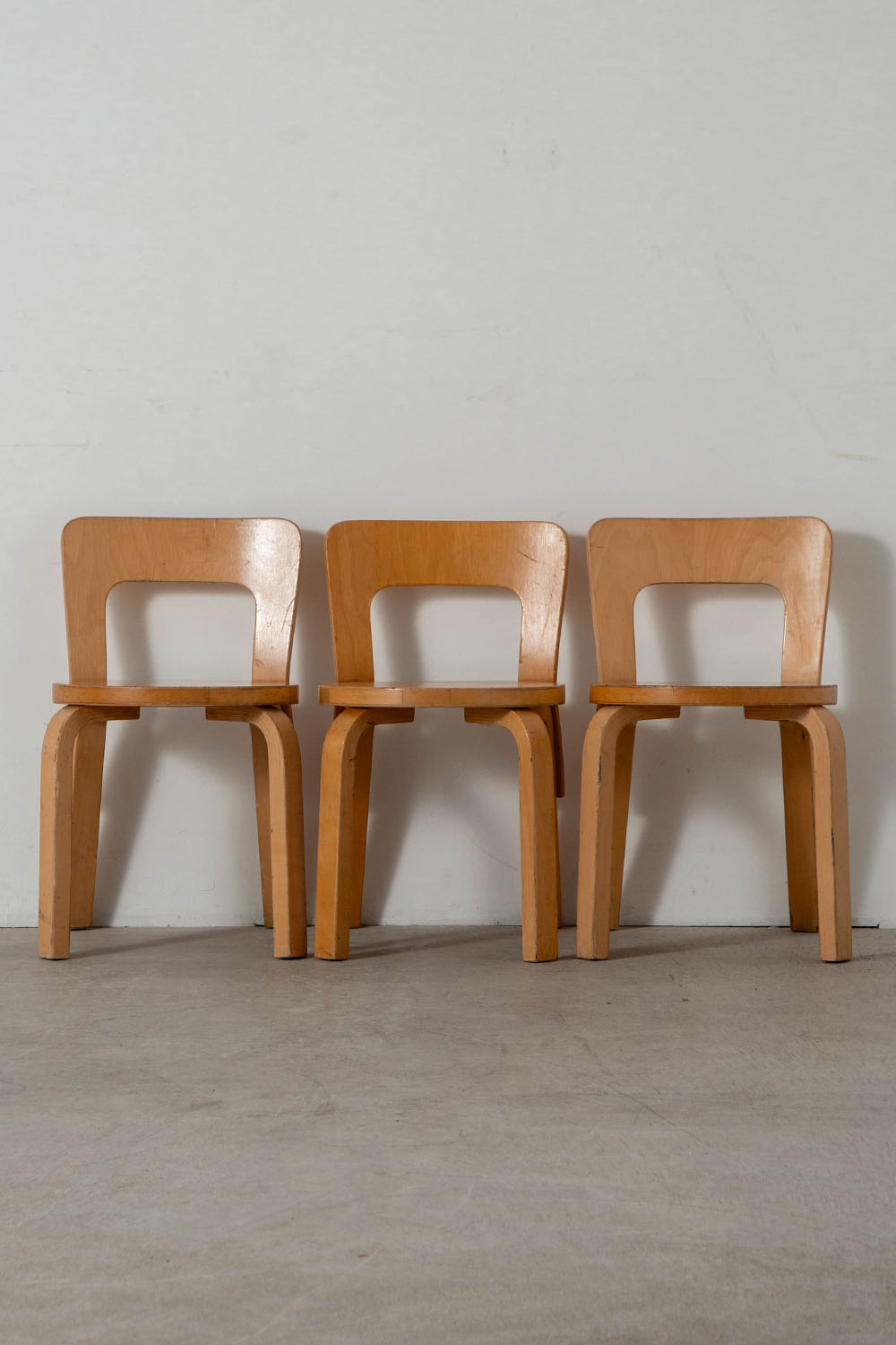 Model 65 Chair by Alvar Aalto for Artek in Birch