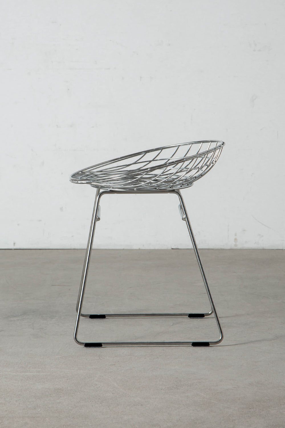 KM05 Wire Stool by Cees Braakman for Pastoe in Steel , Chrome
