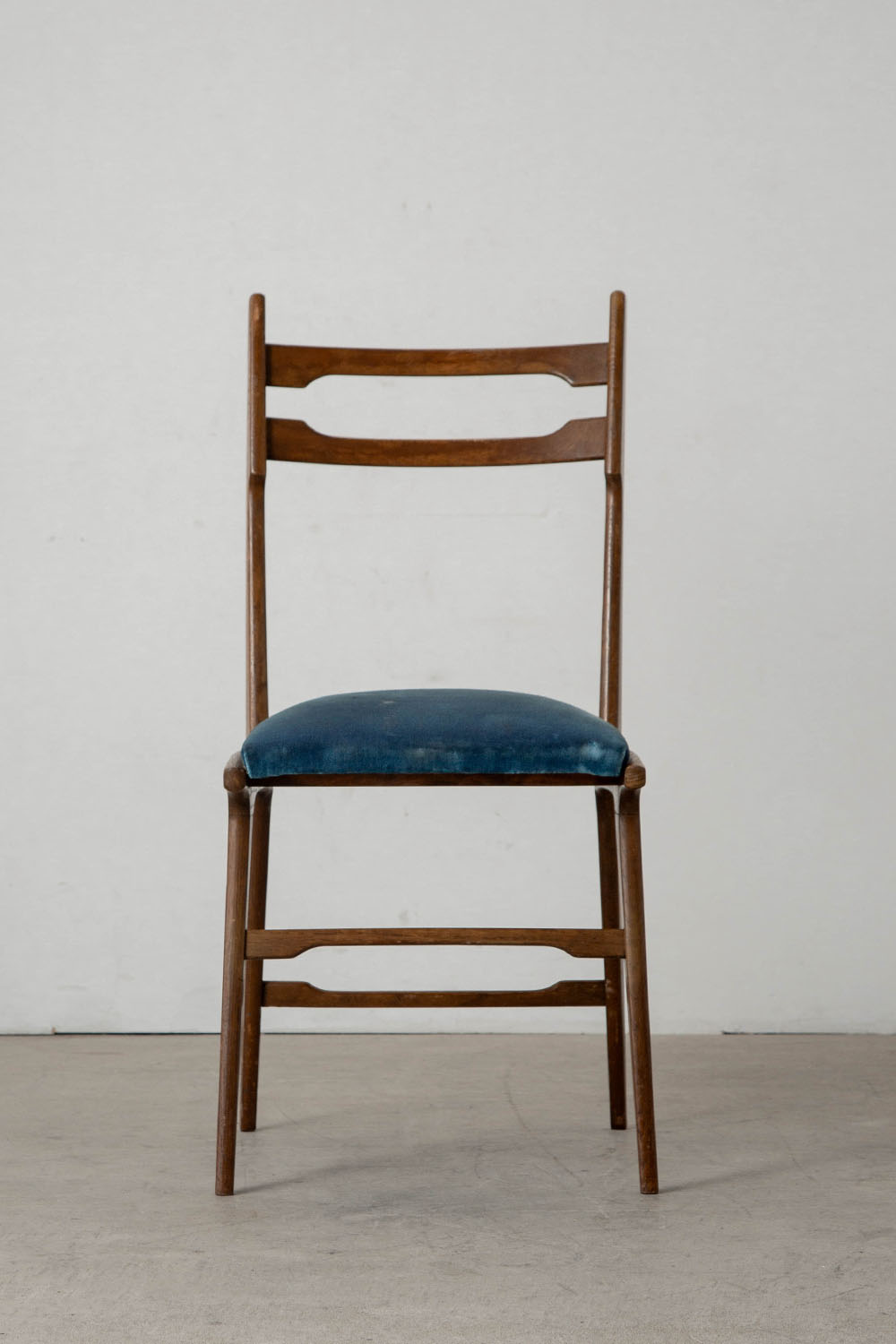 Dining Chair in Wood and Fabric