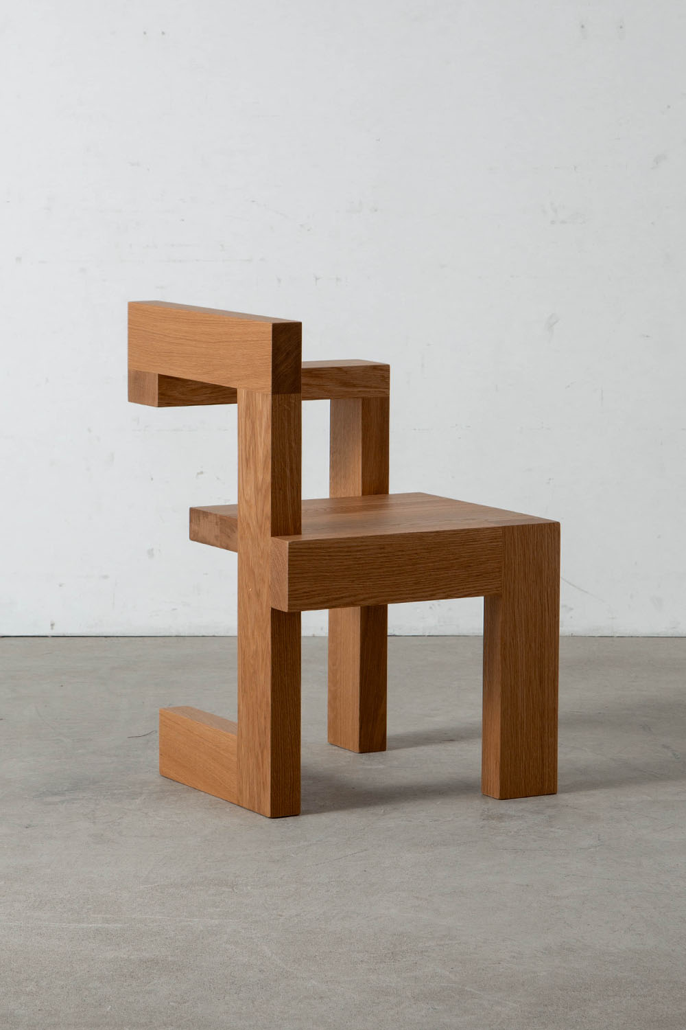 Steltman Chair by Gerrit Thomas Rietveld for Pastoe in Oak