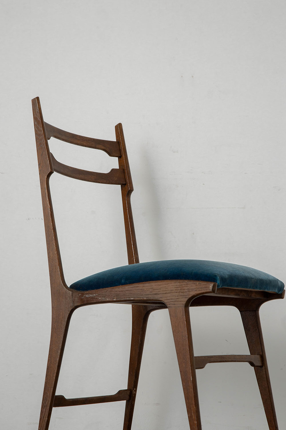 Dining Chair in Wood and Fabric
