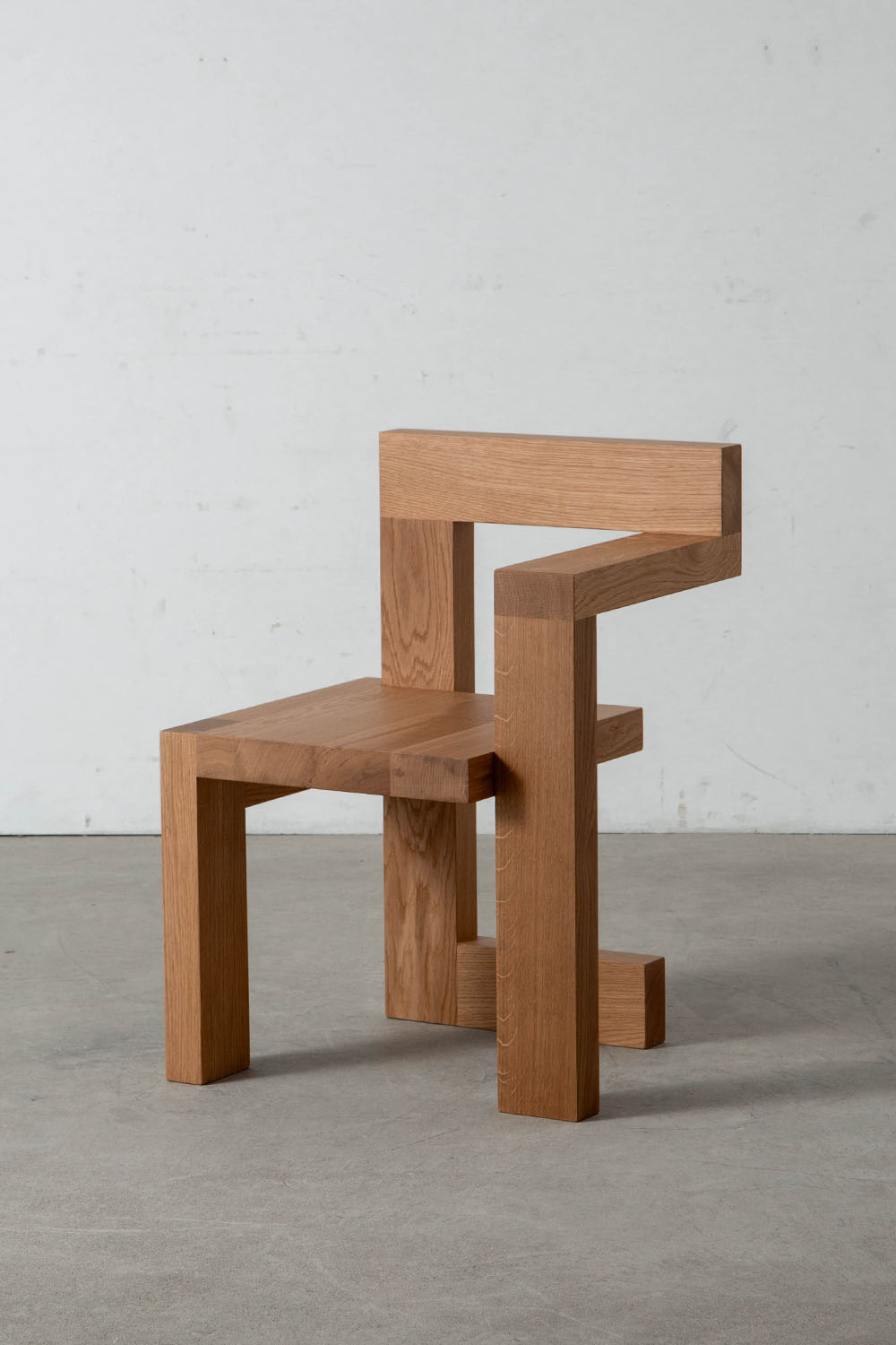 Steltman Chair by Gerrit Thomas Rietveld for Pastoe in Oak