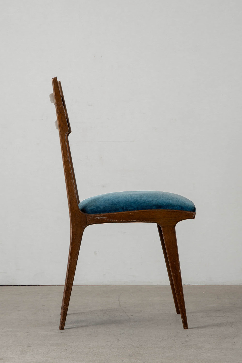 Dining Chair in Wood and Fabric