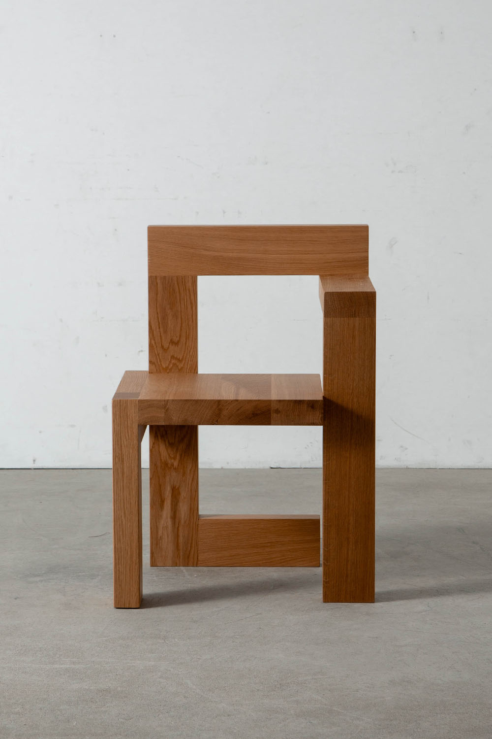 Steltman Chair by Gerrit Thomas Rietveld for Pastoe in Oak