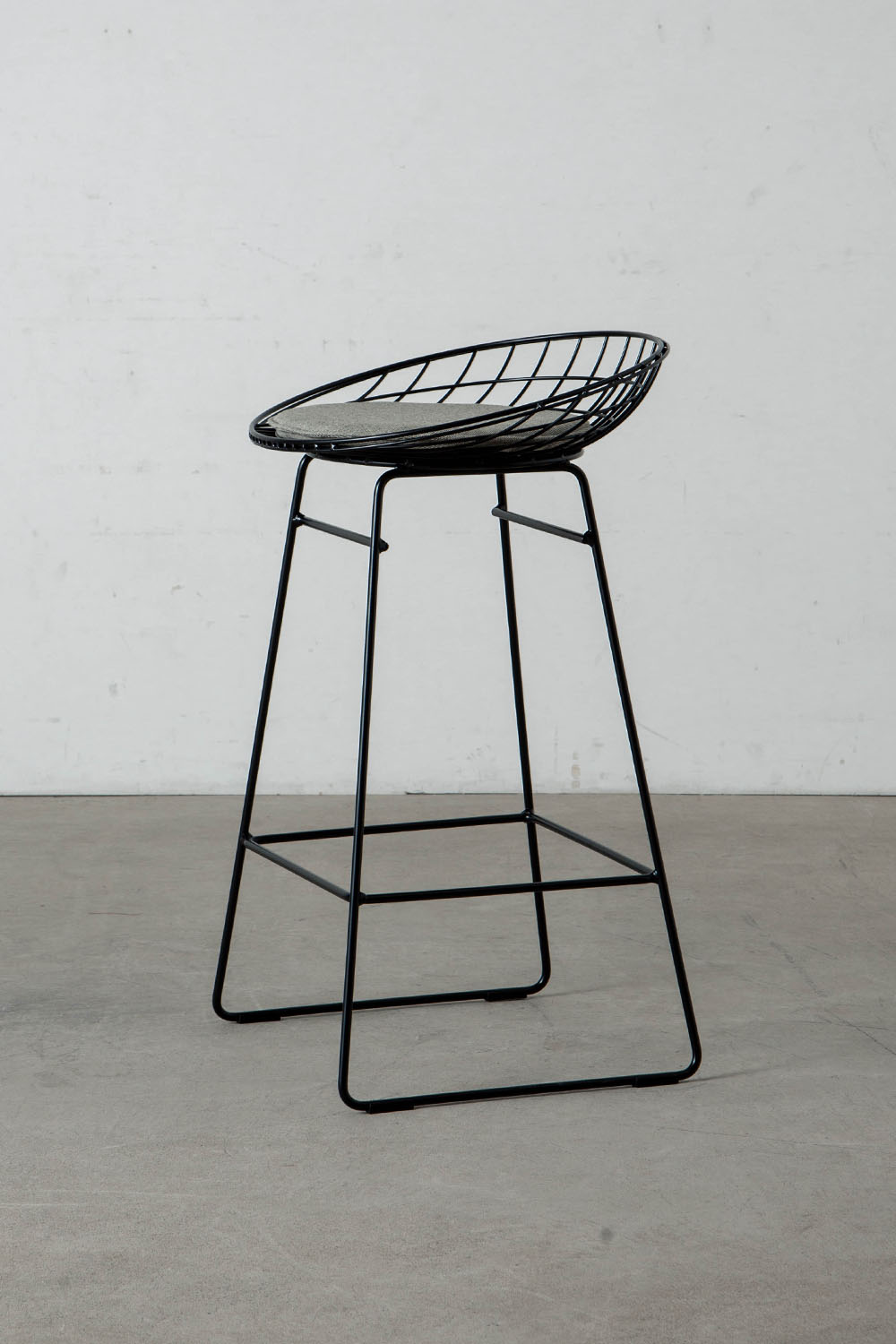 Wire Bar Stool by Cees Braakman for Pastoe in Steel , Chrome