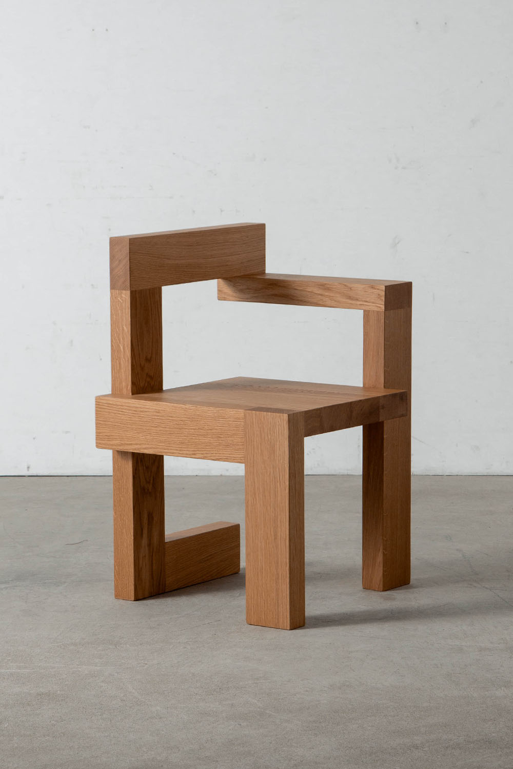 Steltman Chair by Gerrit Thomas Rietveld for Pastoe in Oak