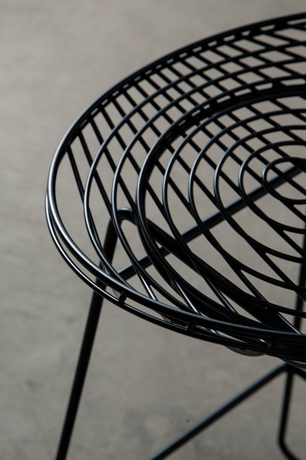 Wire Bar Stool by Cees Braakman for Pastoe in Steel , Chrome
