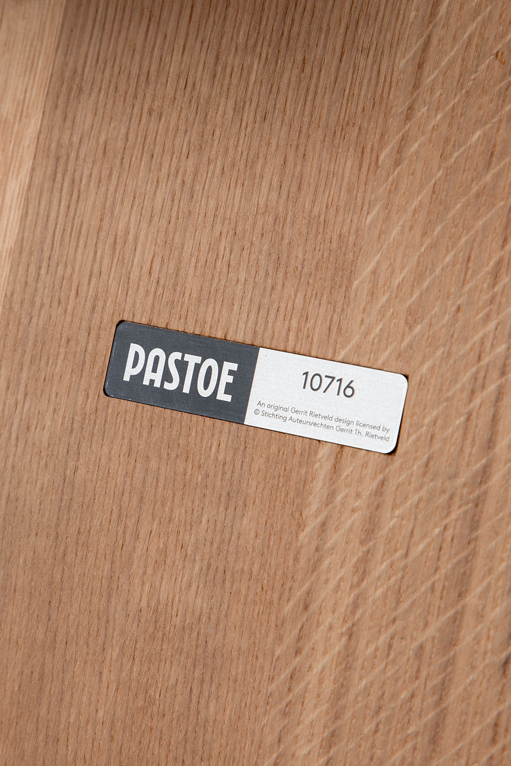 Steltman Chair by Gerrit Thomas Rietveld for Pastoe in Oak