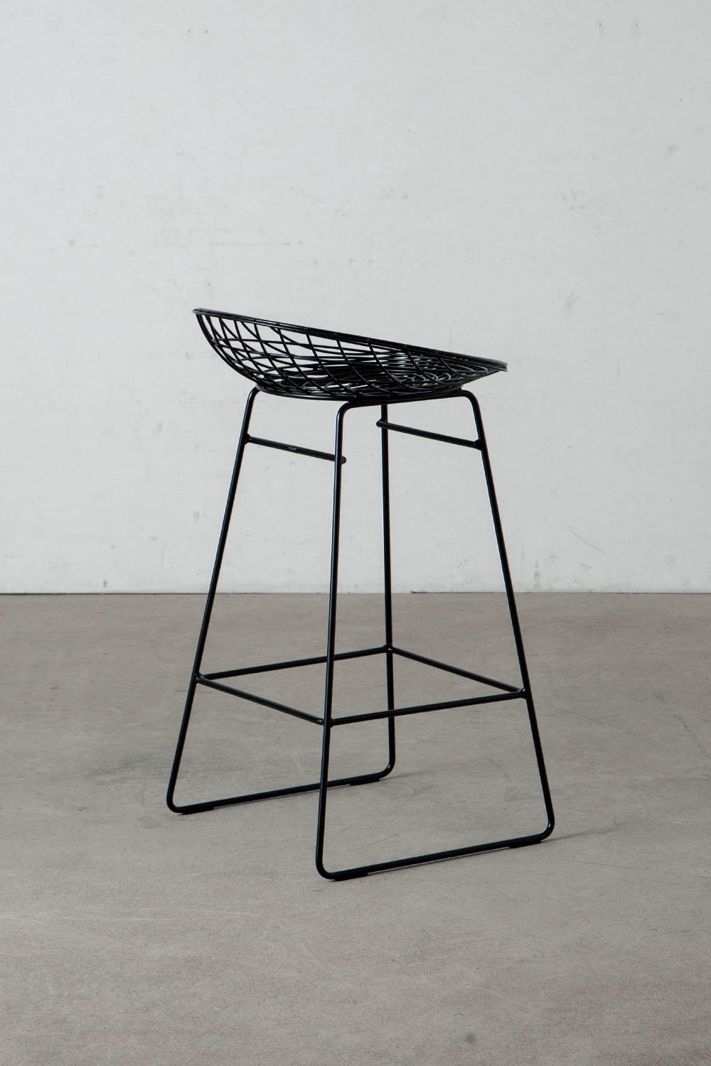 Wire Bar Stool by Cees Braakman for Pastoe in Steel , Chrome