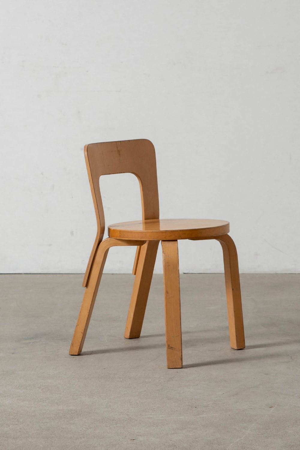 Model 65 Chair by Alvar Aalto for Artek in Birch