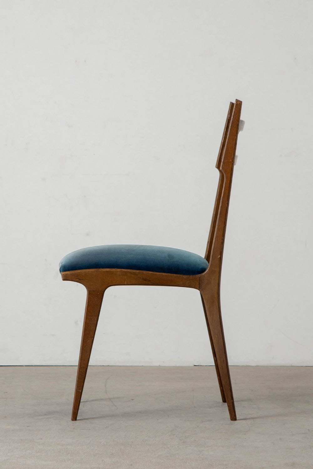 Dining Chair in Wood and Fabric
