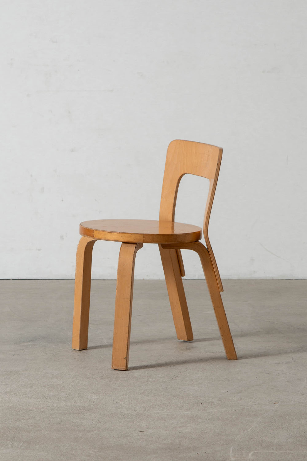 Model 65 Chair by Alvar Aalto for Artek in Birch