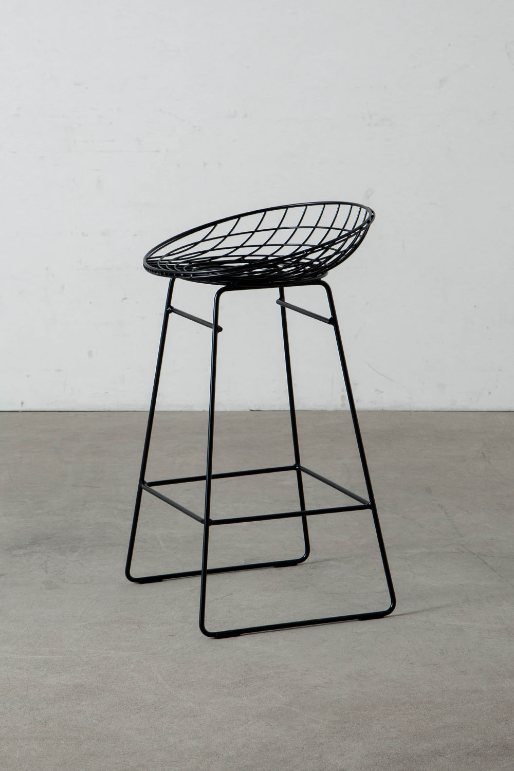 Wire Bar Stool by Cees Braakman for Pastoe in Steel , Chrome