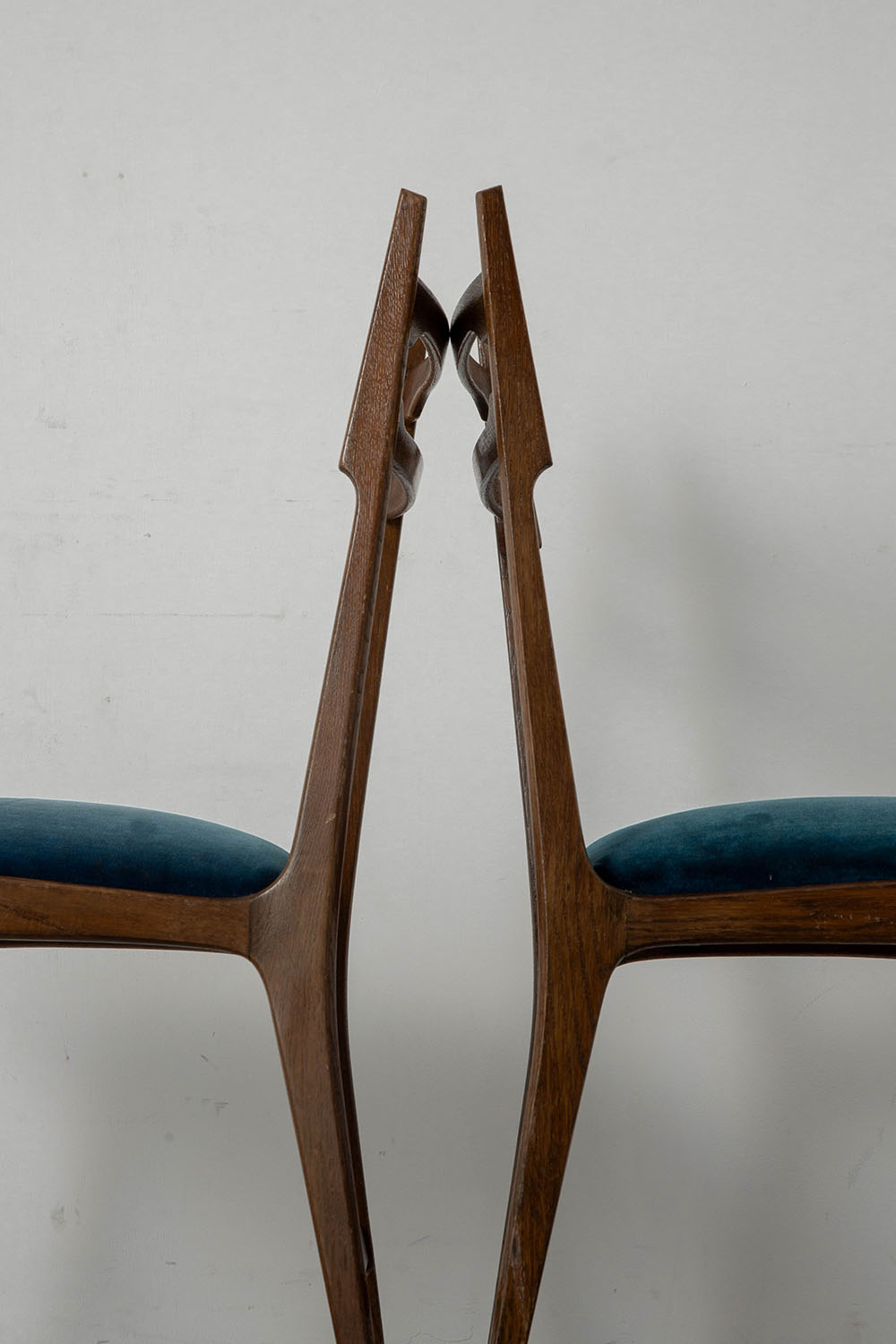Dining Chair in Wood and Fabric