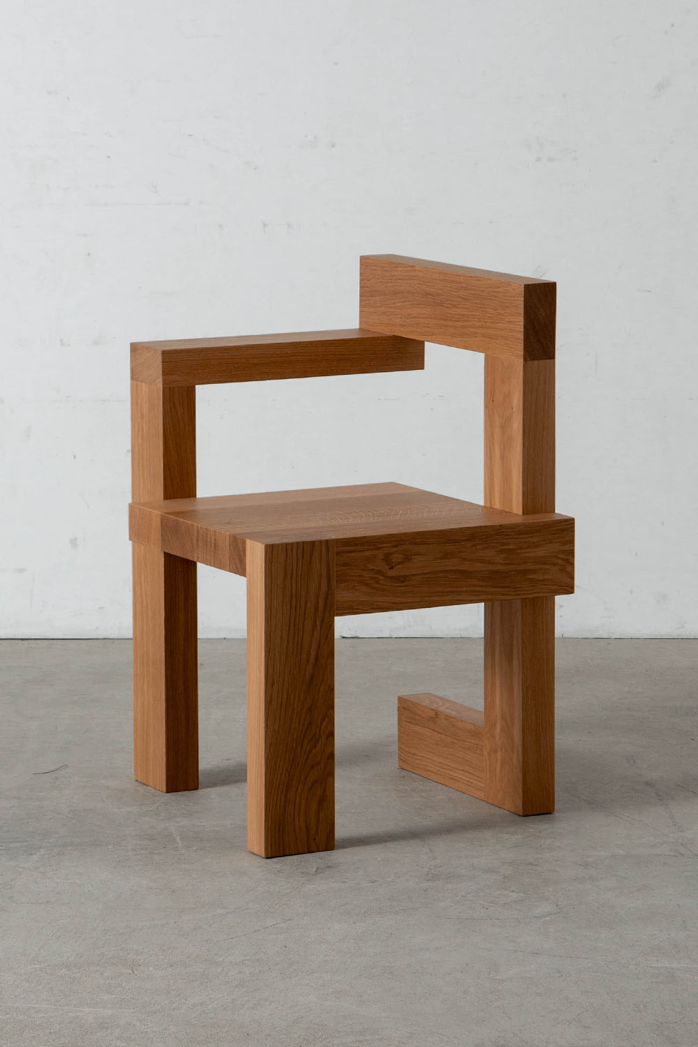 Steltman Chair by Gerrit Thomas Rietveld for Pastoe in Oak