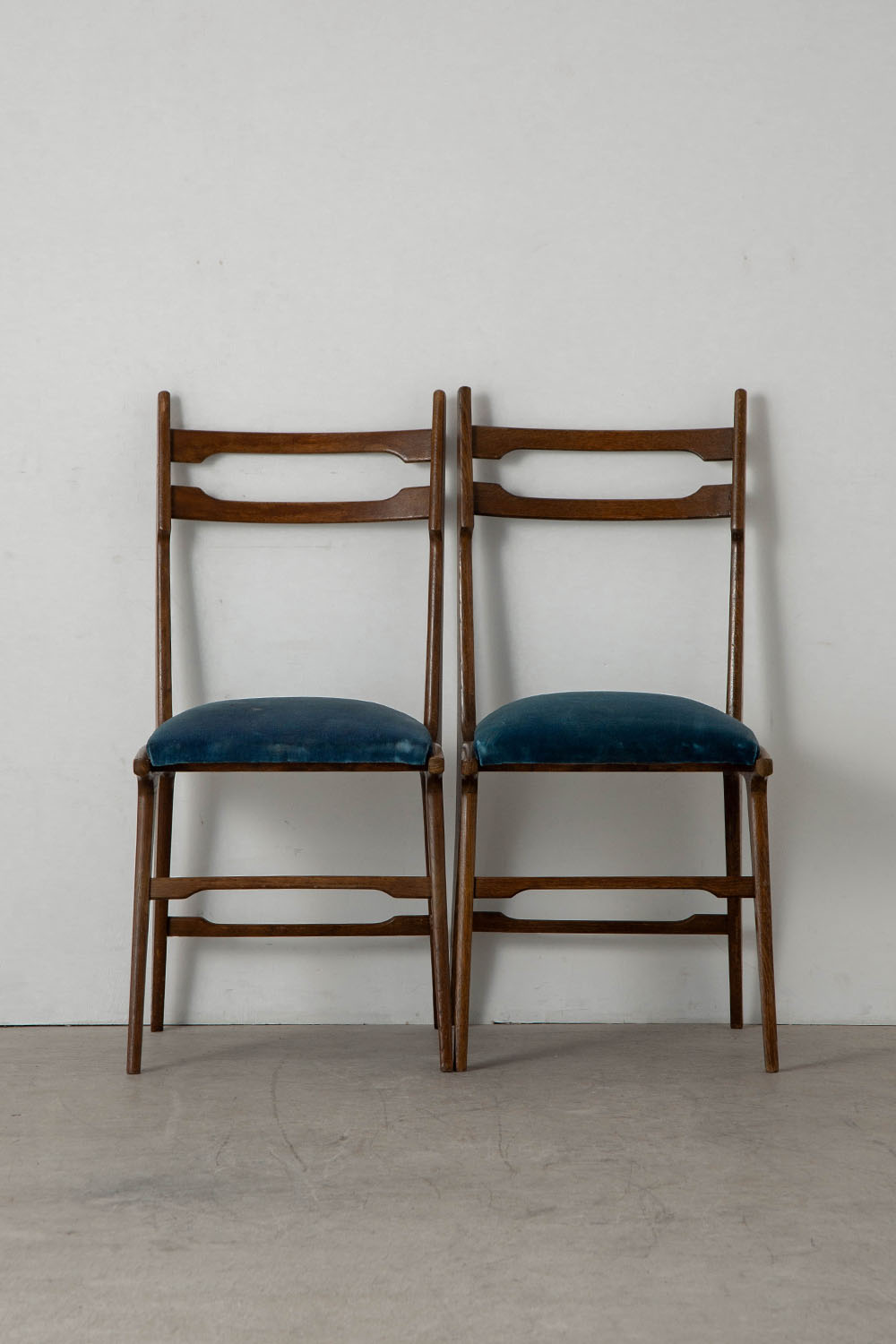 Dining Chair in Wood and Fabric