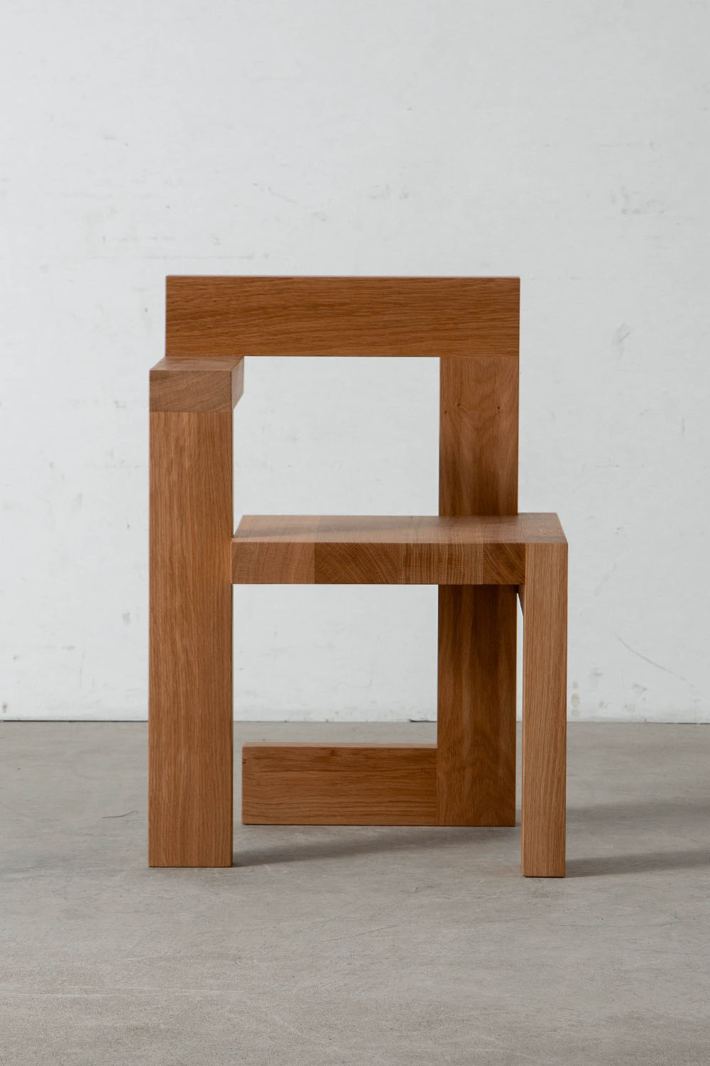 Steltman Chair by Gerrit Thomas Rietveld for Pastoe in Oak