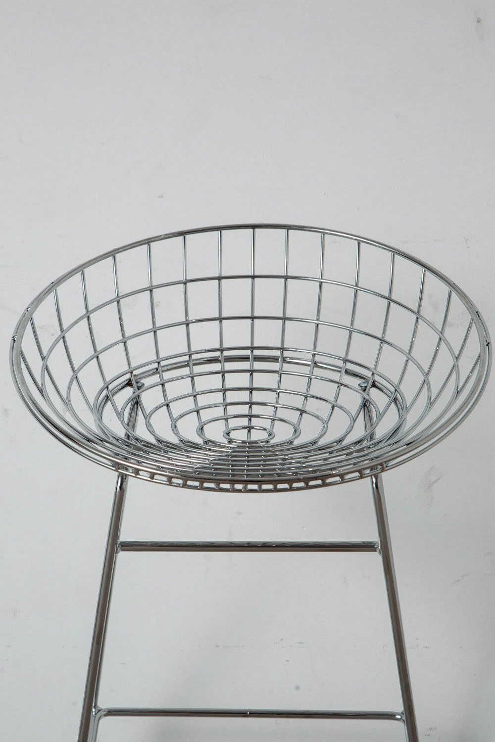 Wire Bar Stool by Cees Braakman for Pastoe in Steel , Chrome