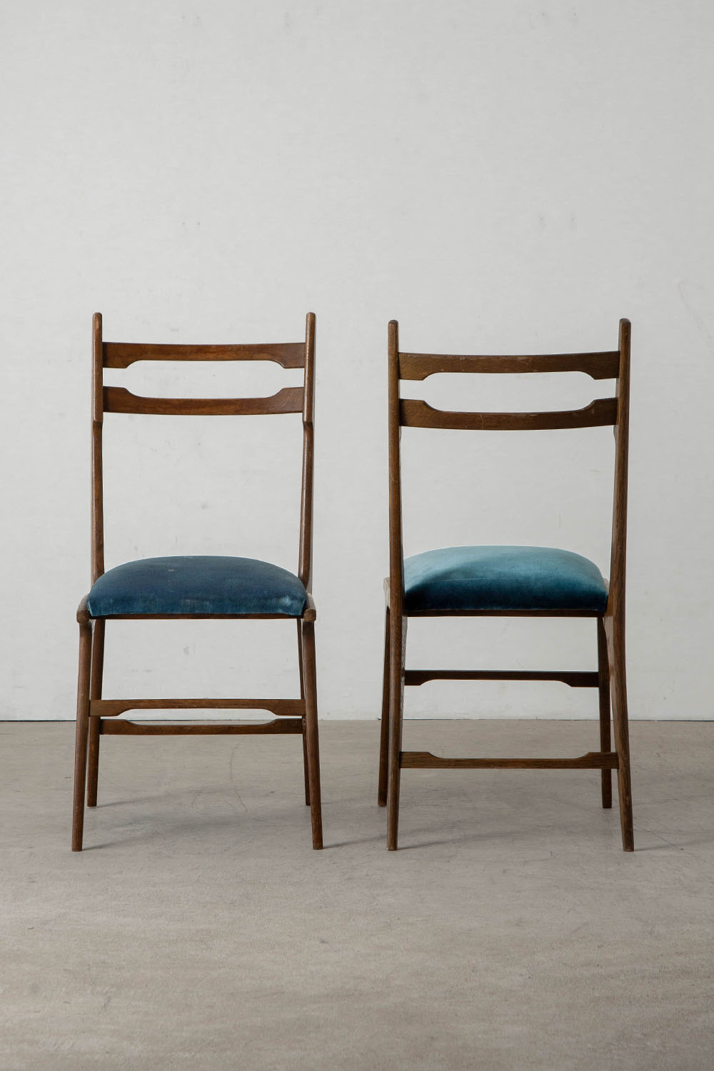 Dining Chair in Wood and Fabric
