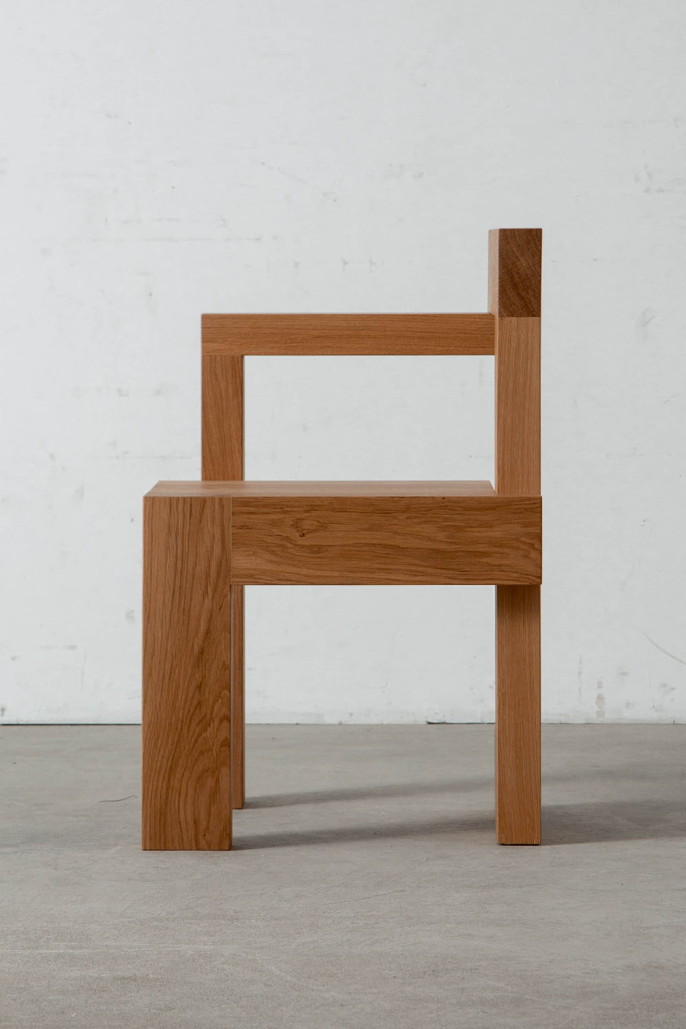Steltman Chair by Gerrit Thomas Rietveld for Pastoe in Oak