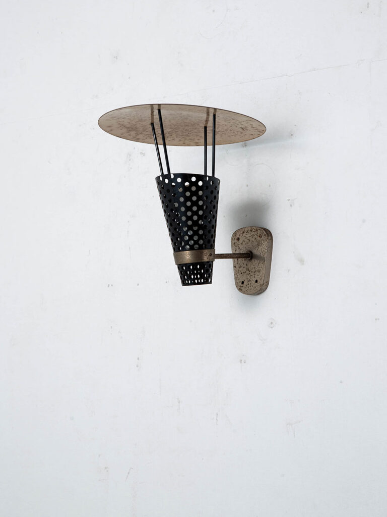 Wall Lamp in Steel and Metal