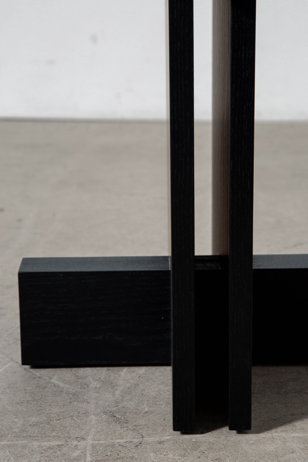 Rak Side Table φ45 by Francesc Rifé for Kendo in Black Ash