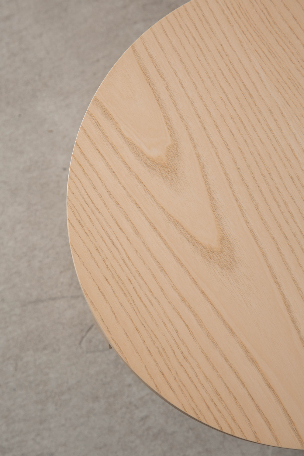 Rak Round Stool by Francesc Rifé for Kendo in Natural Ash